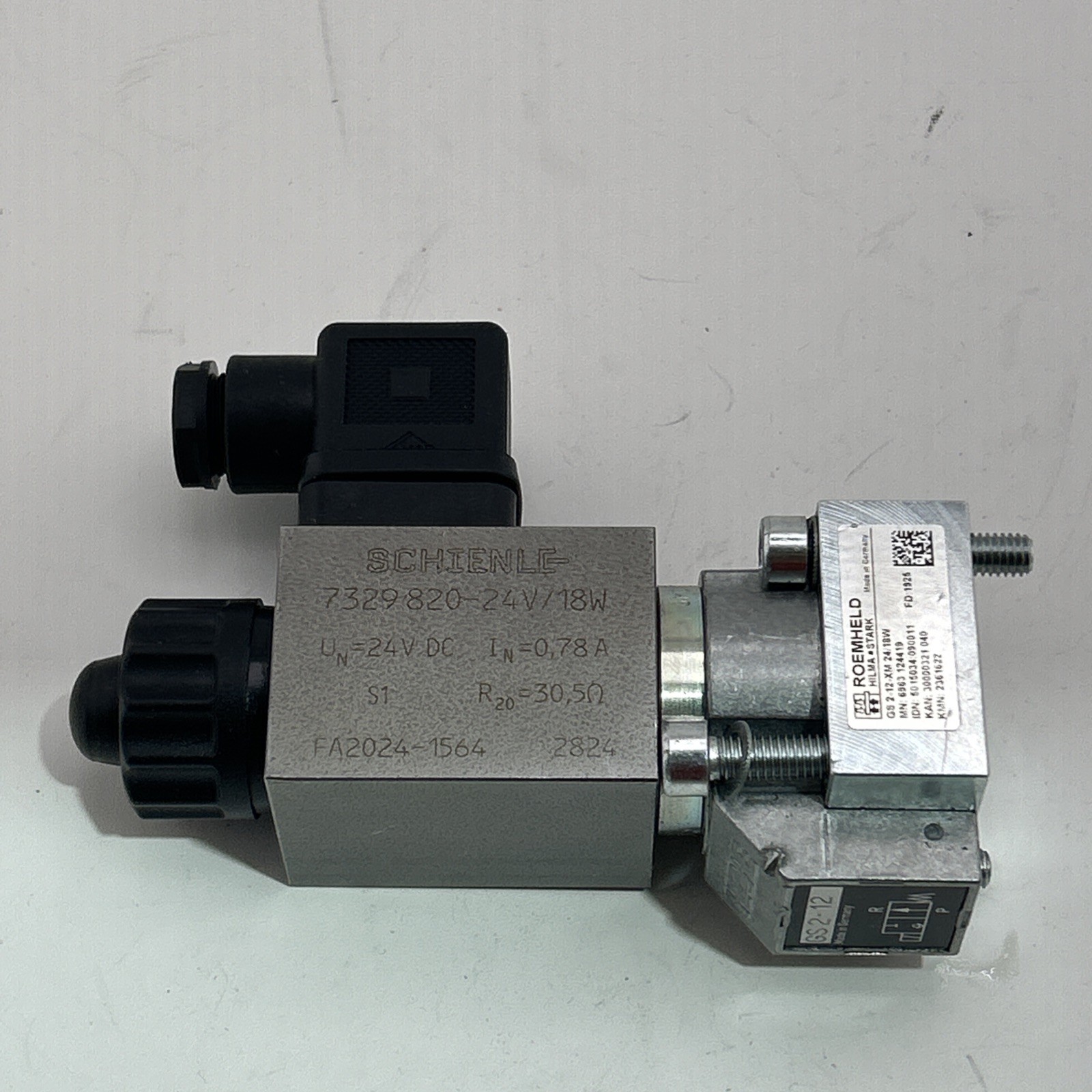 HAWE GS 2-12 HAWE HYDRAULIK GS 2-12-XM 24/18W