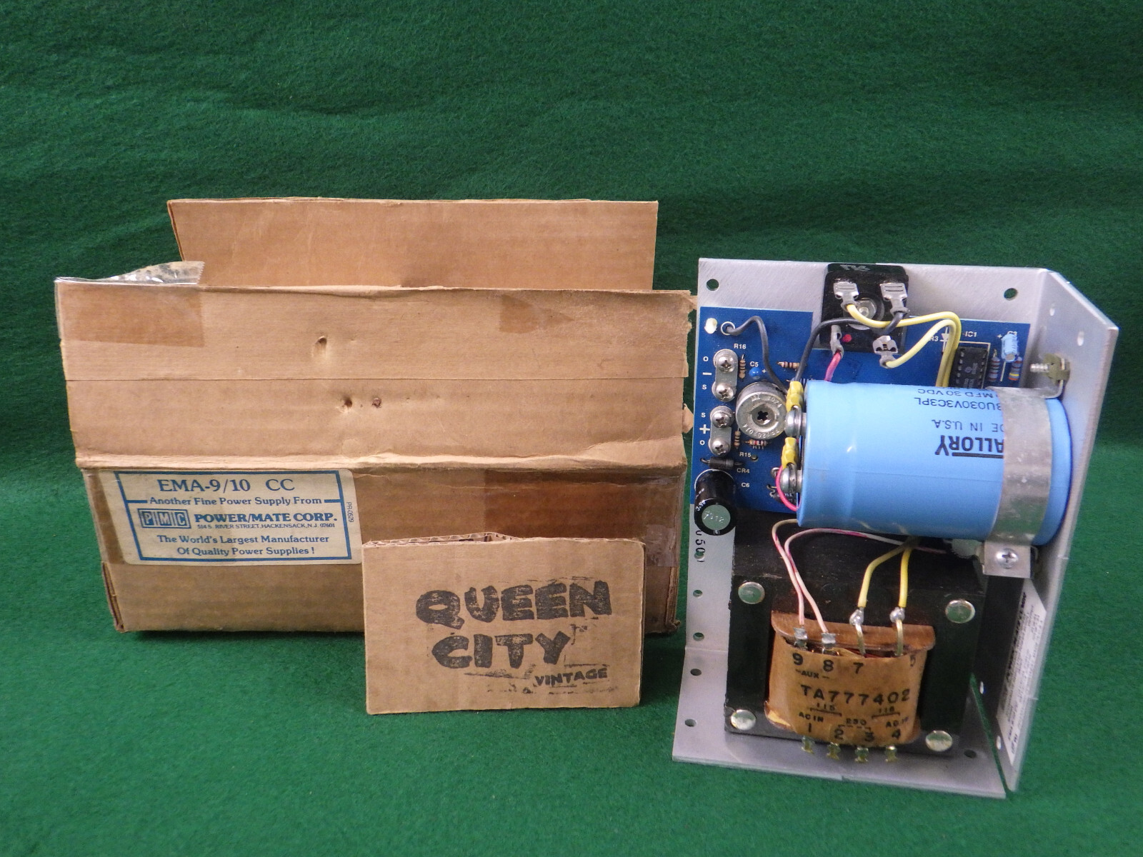 New old stock PMC transformer power supply 120V-230V in/9V-10V output Power Mate