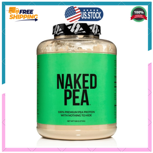 Naked Pea – 5LB 100% Pea Protein Powder from North American Farms Unflavored Veg