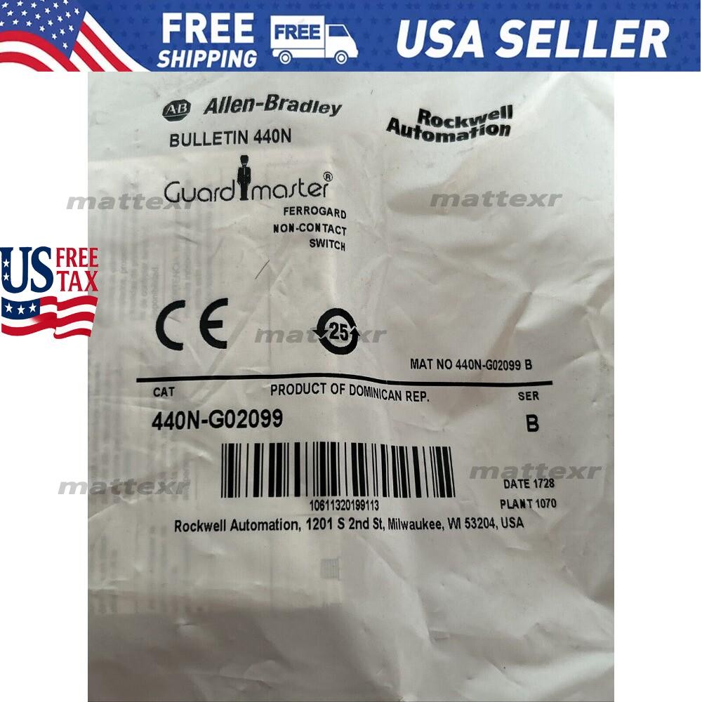 440N-G02099 ALLEN BRADLEY FERROGARD FRS21 RED PLASTIC SWITCH 24VDC US Free Tax