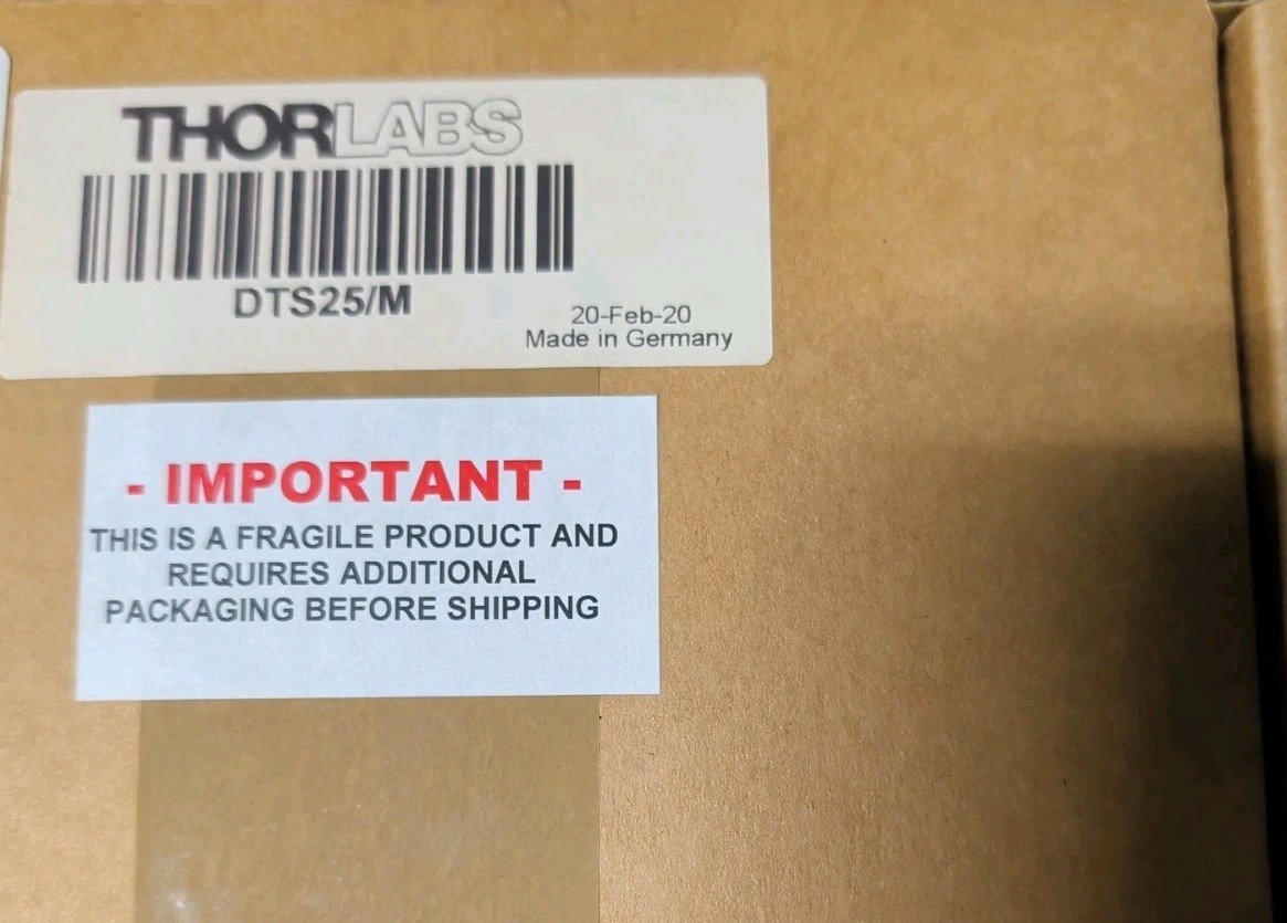THORLABS DTS25/M M6 X 1.0 TAPS – Factory Packaging – Illinois Stock