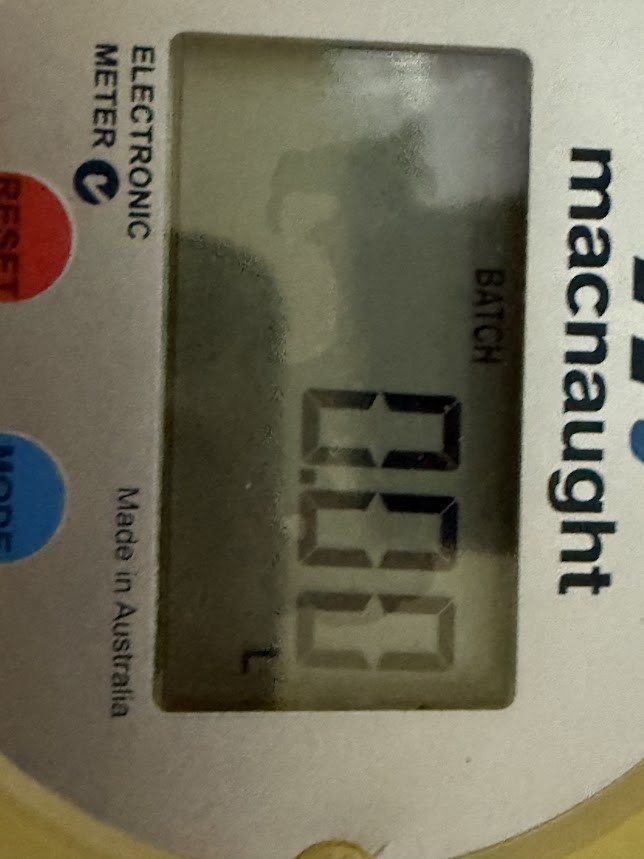 Macnaught Digital Flow Meter TEL 2.3 model Liquid Dispenser with Dual Totals