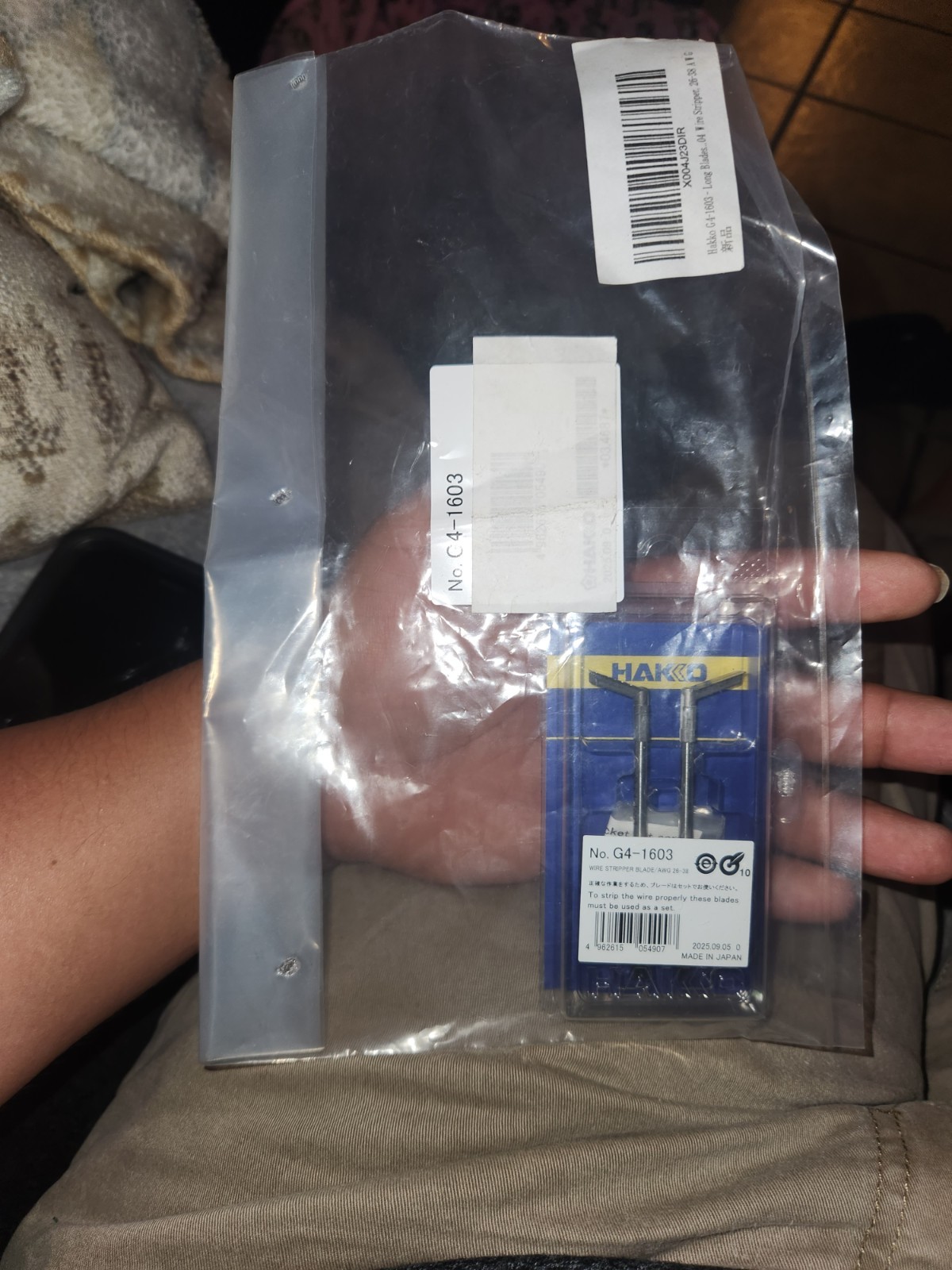 Hakko G4-1603 Wire Stripper Blade / AWG 26-38