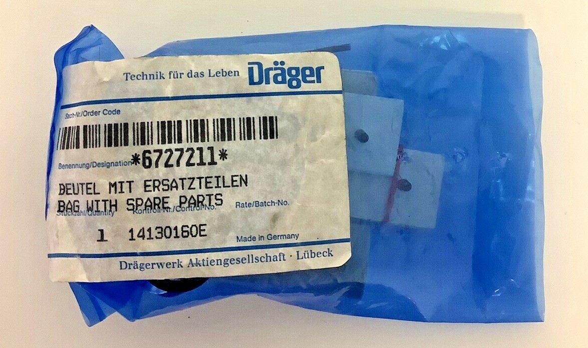 Drager 6727211 Repair Spare Parts Kit Beutel Mit Ersatzteilen
