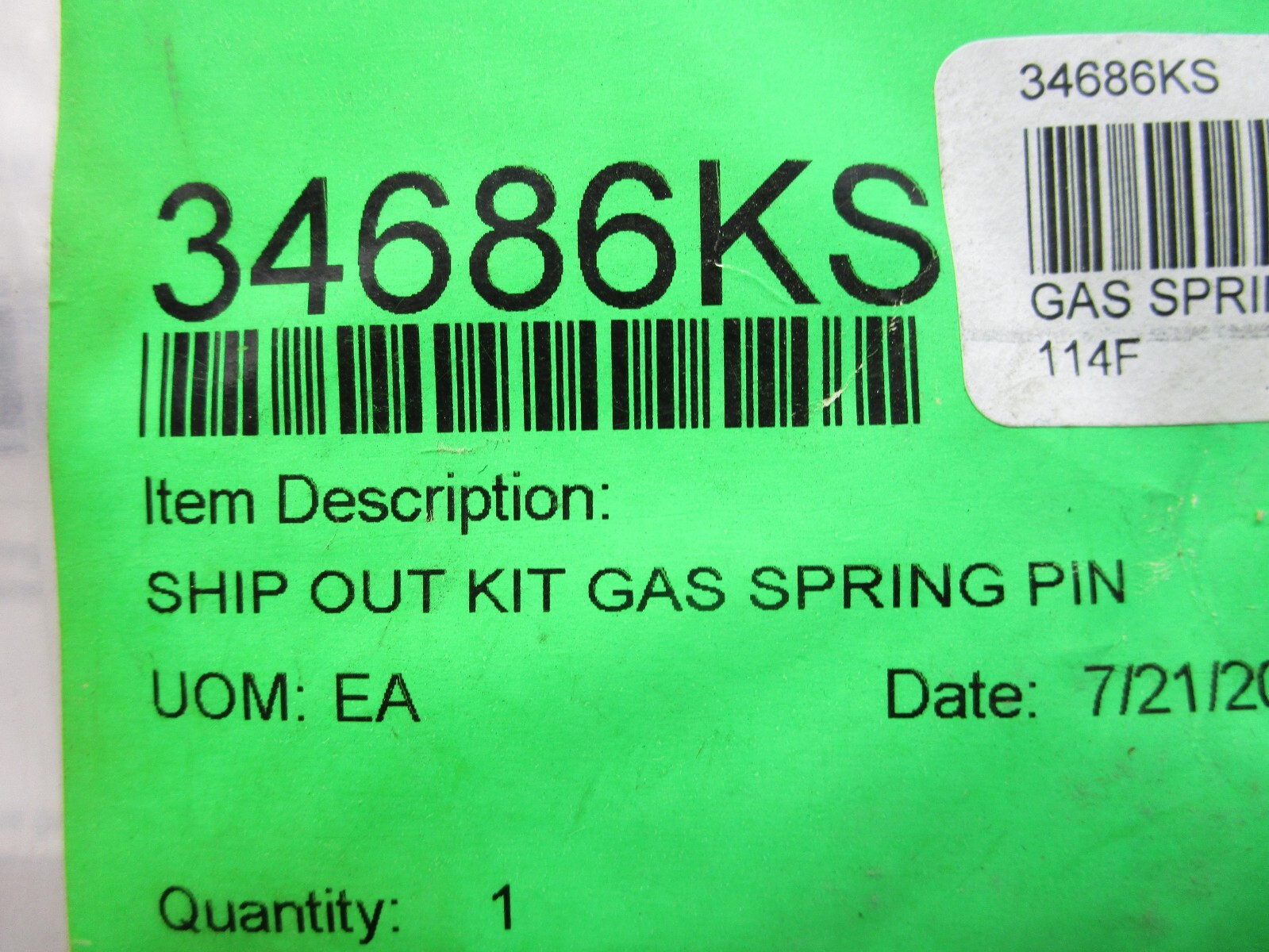 Braun Access Lift 34686KS Gas Spring Pin Kit for Century 2 and Vista 2