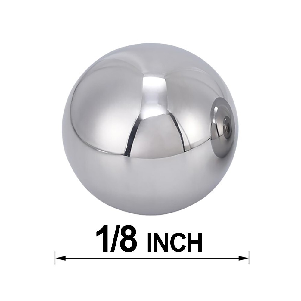 1/8 Inch Chrome Steel Bearing Balls – 50 pack – G100 – 52100 Chrome Steel