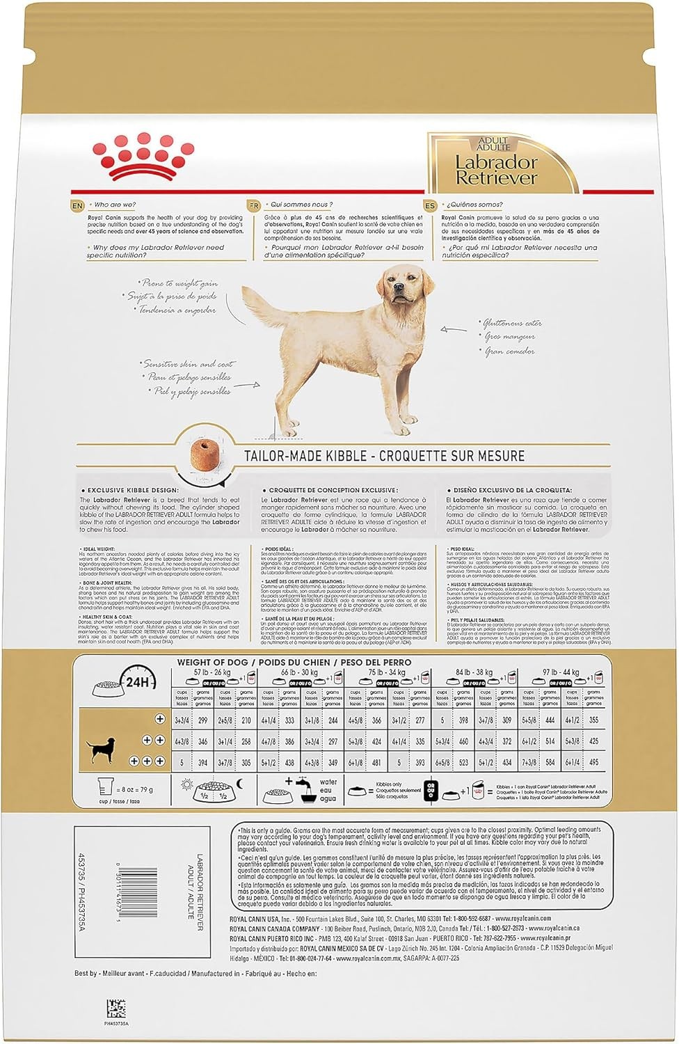 Breed Health Nutrition Labrador Retriever Adult Dry Dog Food, 30 lbs.