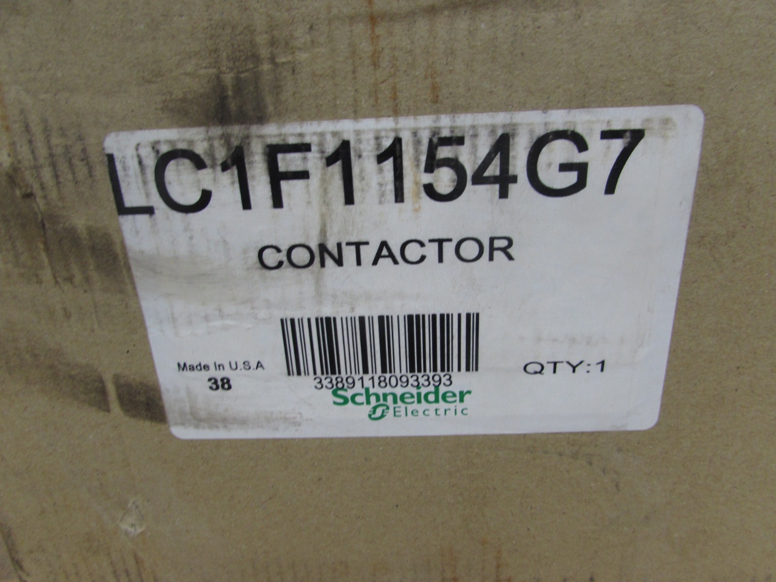 SCHNEIDER LC1F1154G7 4-POLE CONT. 200AMP COIL VOLT:110Vdc ( NEW IN BOX!!!!!!!! )