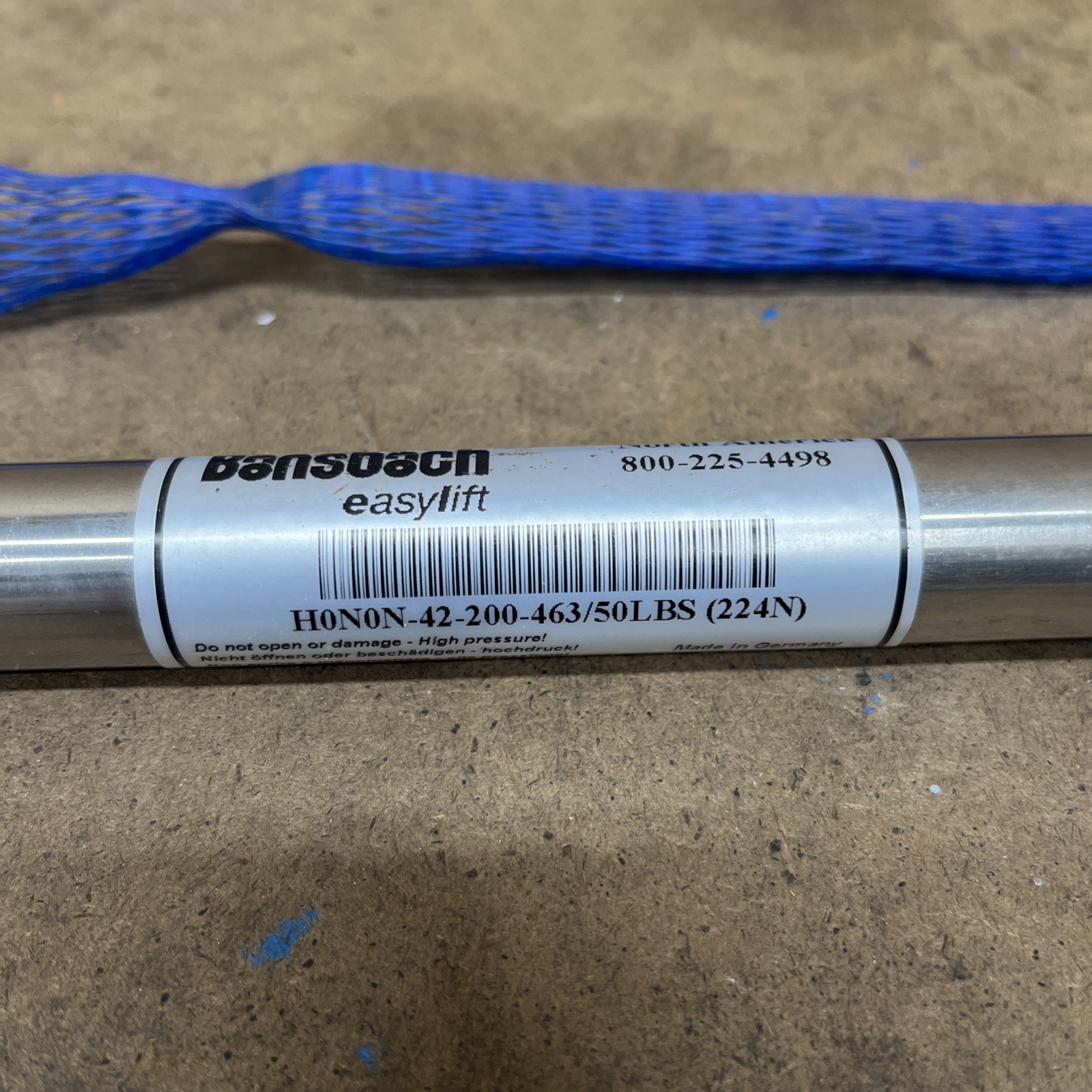 Bansbach easylift Gas Spring H0N0N-42-200-463/50LBS (224N) New