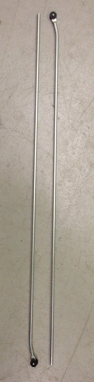 Metal Round Rods (2 pcs). 900 mm long