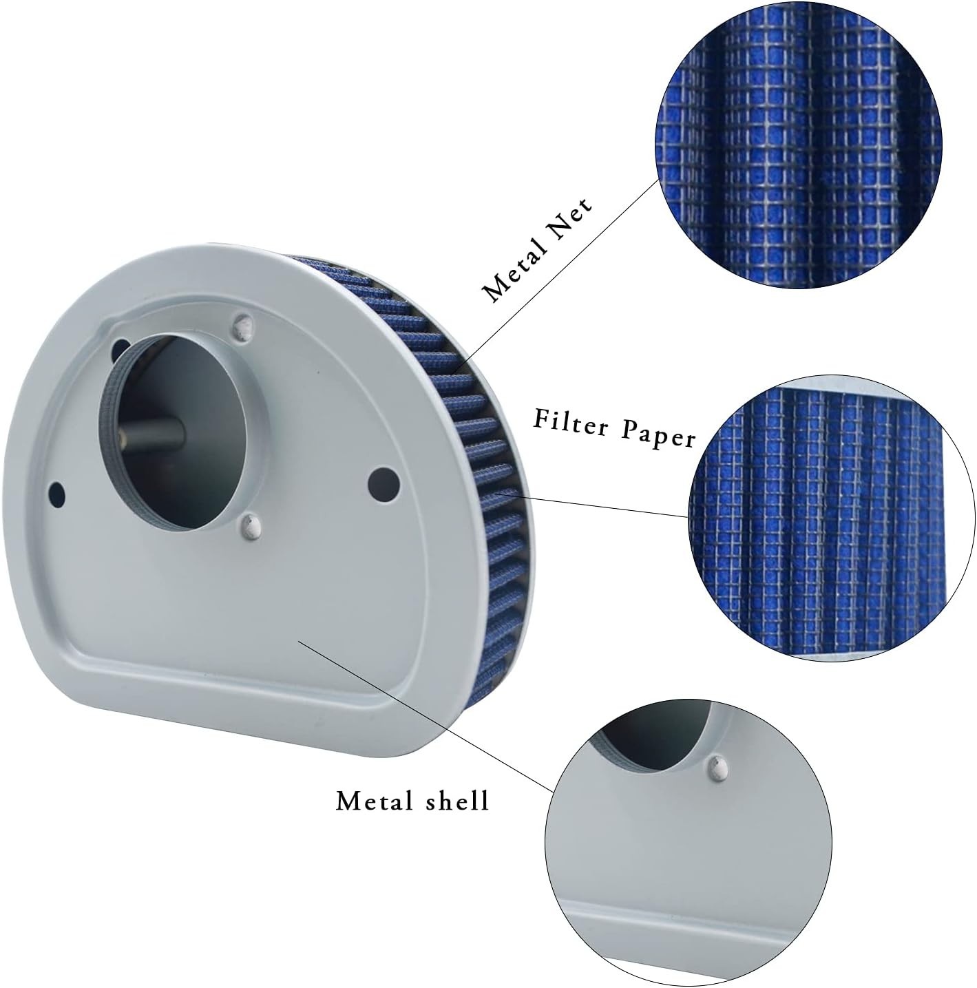 29461-99 Air Filter Compatible with Harley Road King,Electra Glide,Heritage Soft