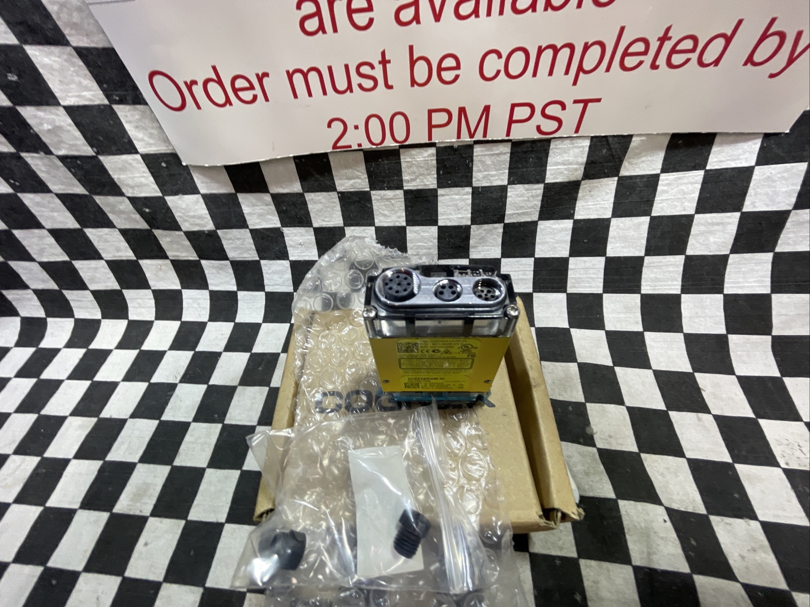 COGNEX 821-0025-3R, 821-0025-3RF, BARCODE SCANNER, SHIPSAMEDAY#1212P7