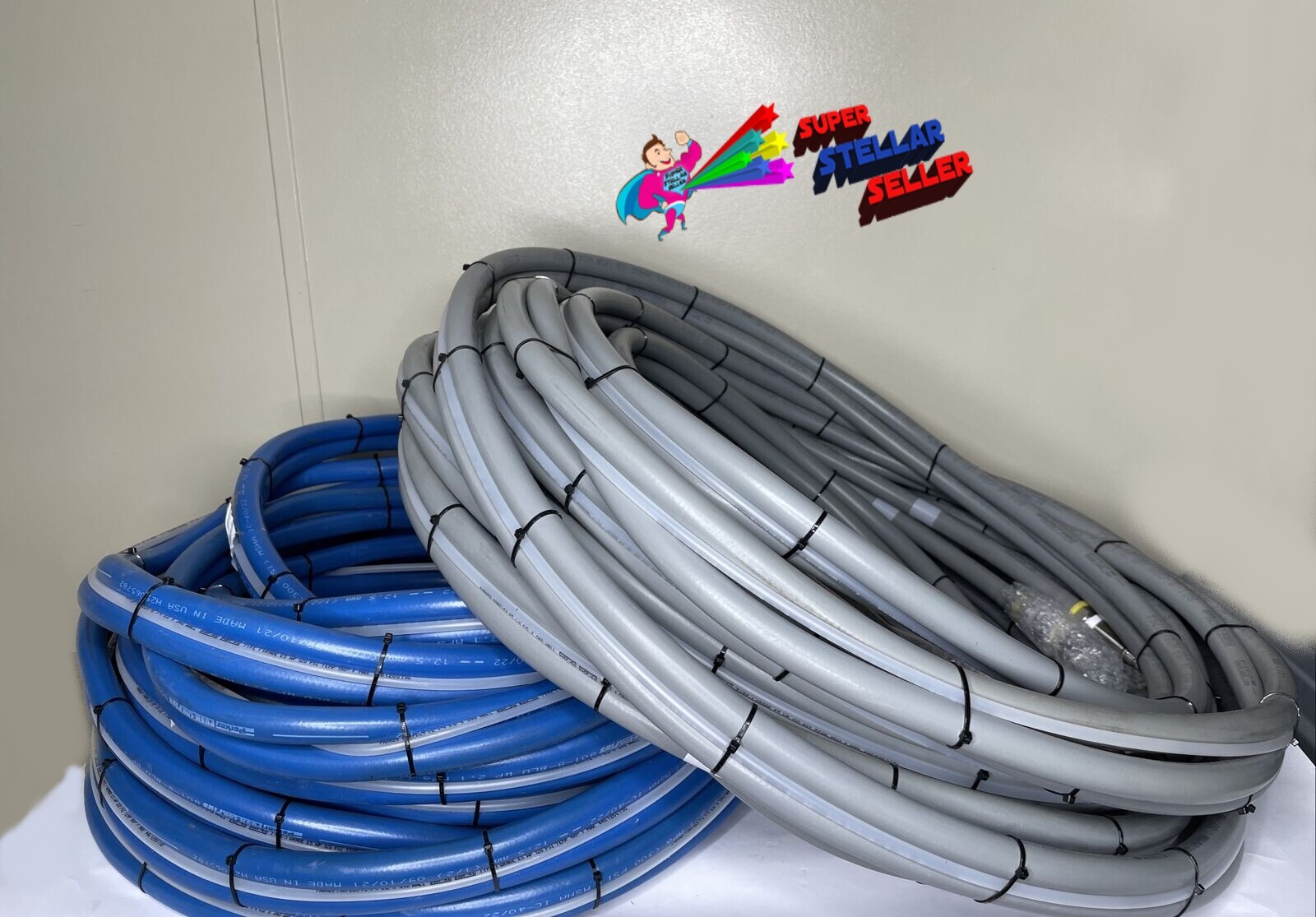 VSE Harness Assembly Chiller Tubing D1 Water W6935 – LOT OF 2 – BLUE & GRAY