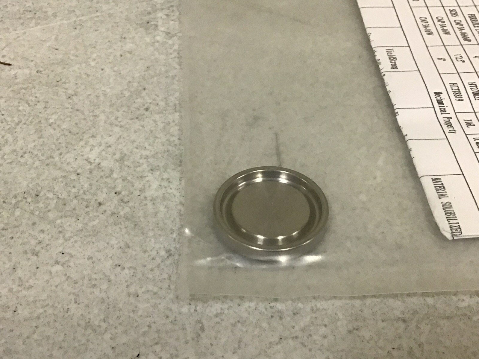 NEW, ANDRON STAINLESS SS316L QUICK CLAMP STYLE CAP TUBE FITTING .5″ & .75″ CLAMP