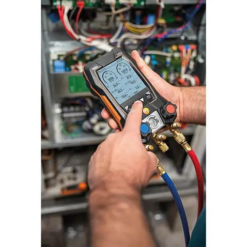 Testo 550s-BASIC-KIT 2-Valve Digital Manifold/Wired Temperature Probe