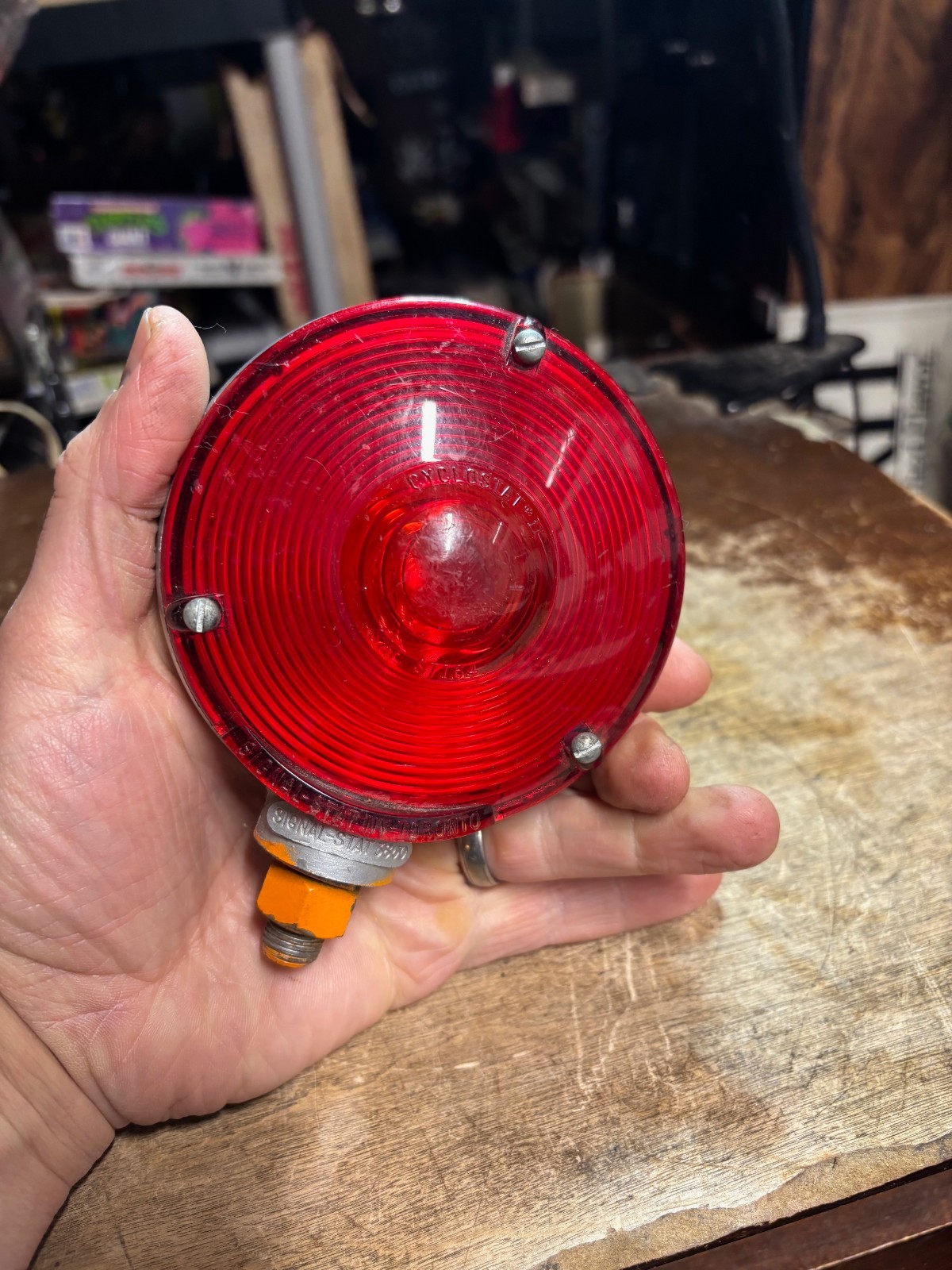 Signal-Stat 3800 Cyclostat II Double Sided Clearance Lamp Red-Amber