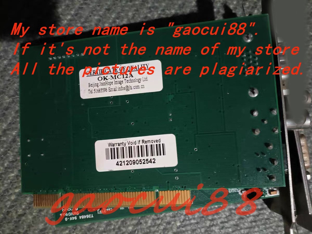OK-MC12A OKMC12A image capture card control card USED 1PC Tested OK