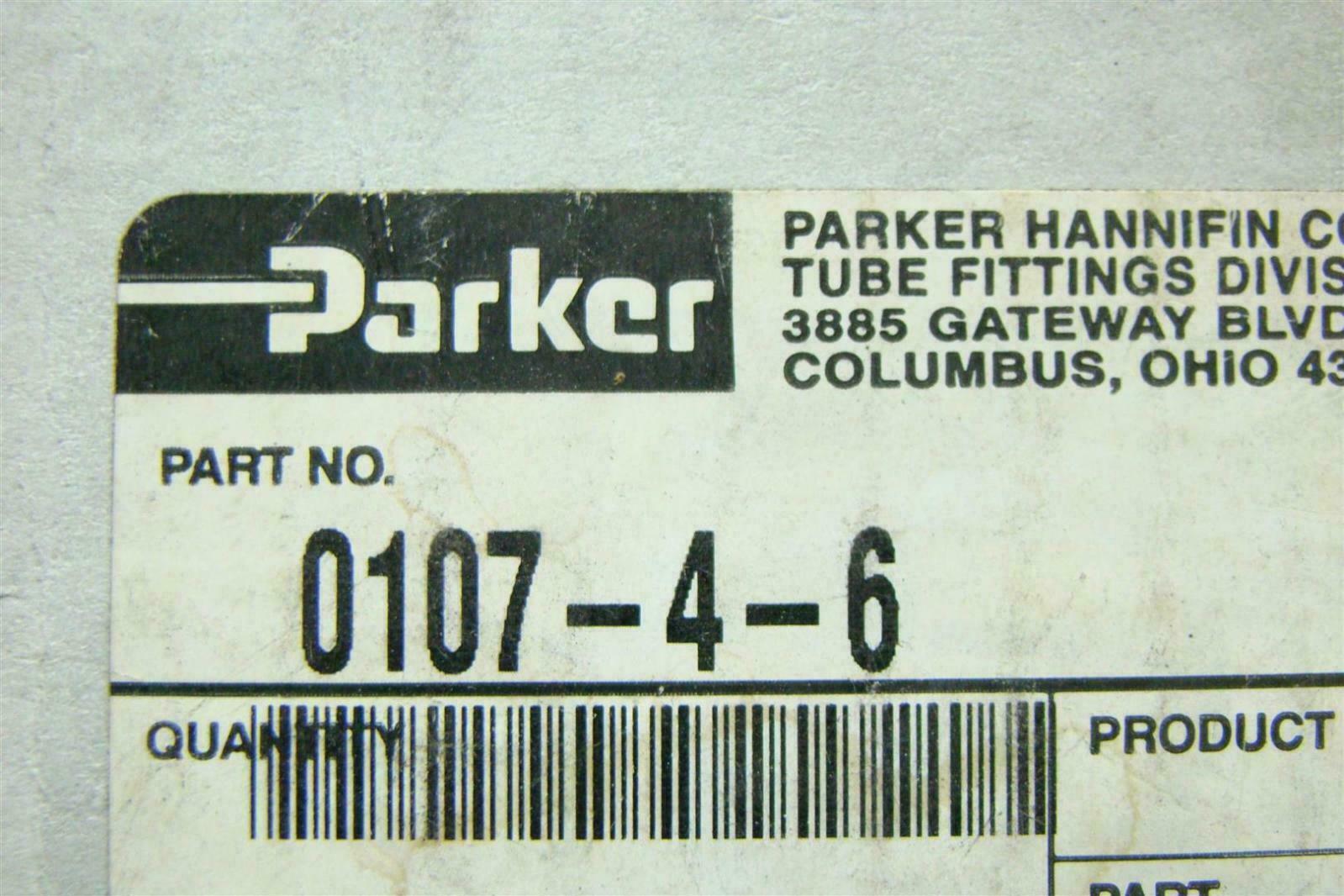 (17) Parker male pipe adapters Fluid Connectors 0107-4-6