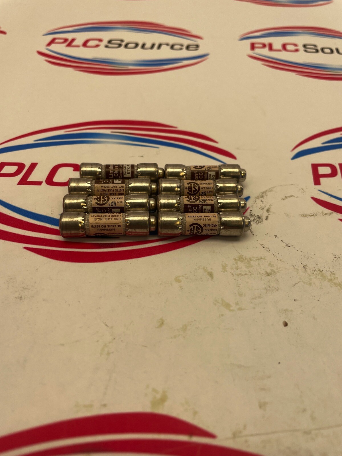 BUSSMANN KTK-R-2 FUSE (LOT OF 8)