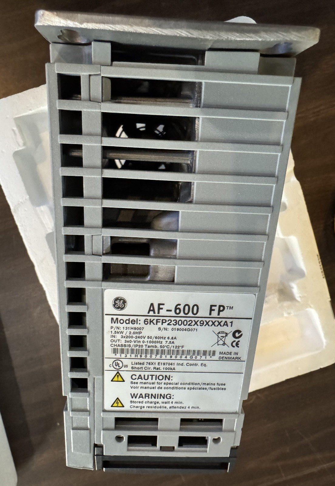 New Genuine GE AF-600 FP Drive 6KFP23002X9XXXA1 2 HP 1.5KW Denmark NextDay Air