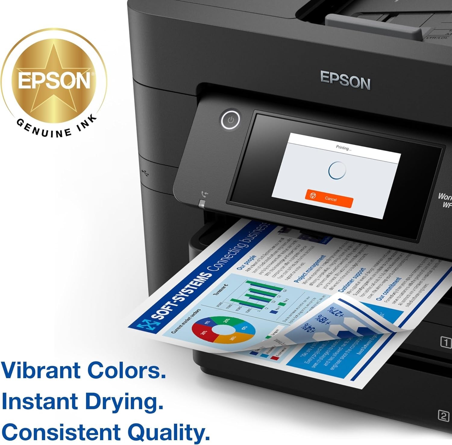Epson 822 DURABrite Ultra Ink High Capacity Black & Color Cartridge Combo Pack (