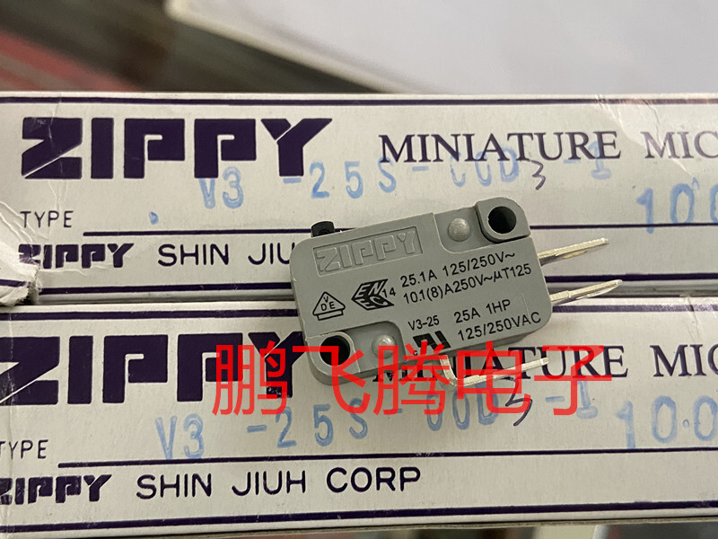 1pcs ZIPPY V3-25S-00D3-Z high current micro switch 25A250VAC stroke reset limit