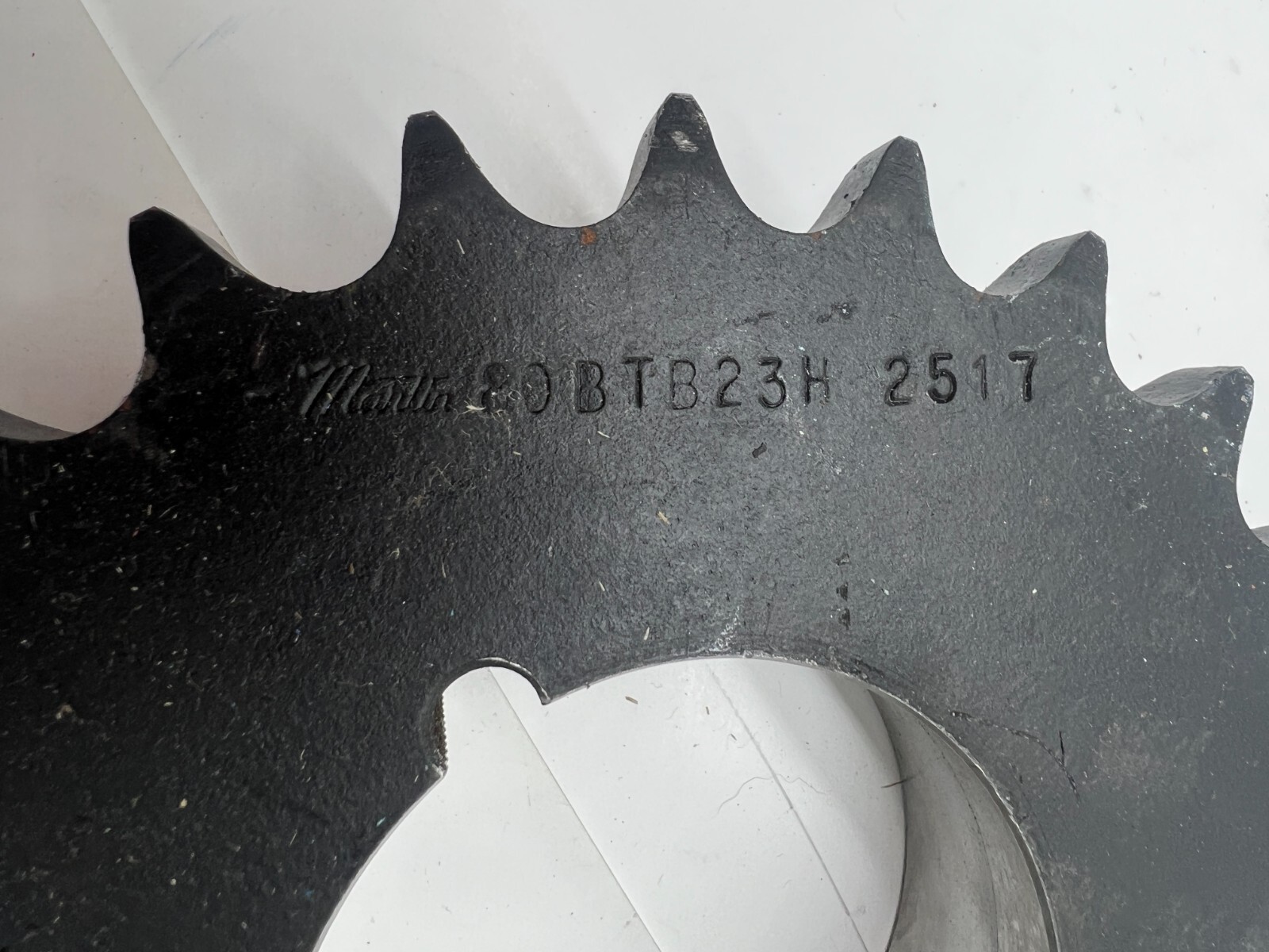 Martin 80BTB23H 2517 Hardened Bushing Bore Taper Lock Sprocket for #80 Chain