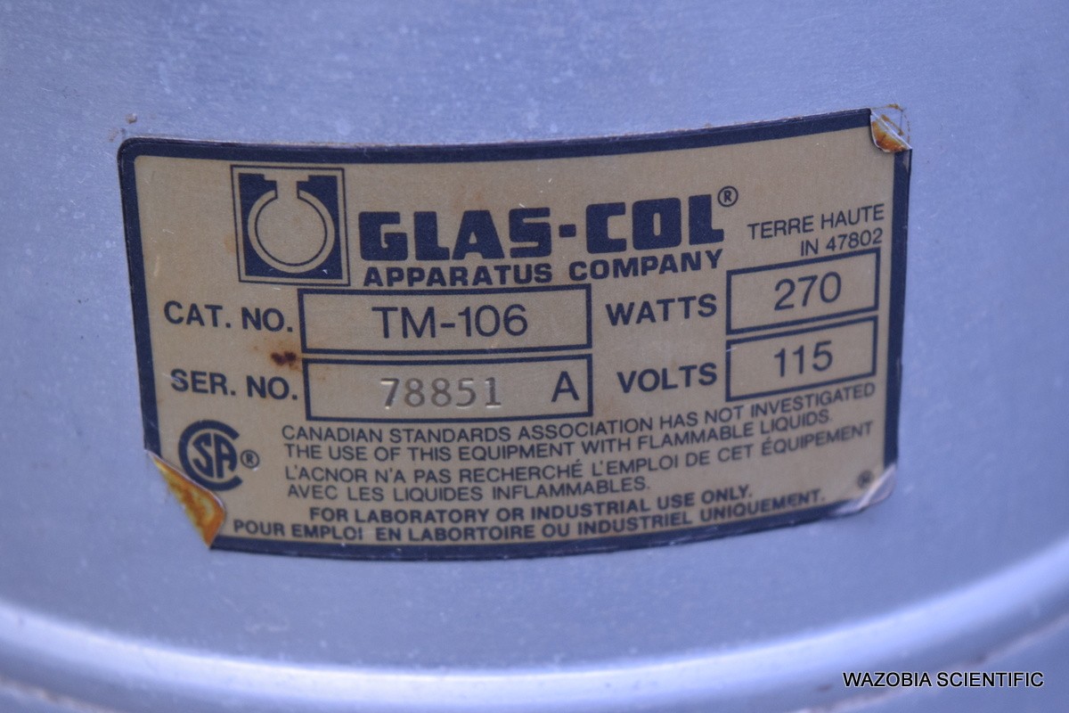 GLAS-COL TM-106 HEATING MANTLE 500ML WITH ALUMINUM HOUSING