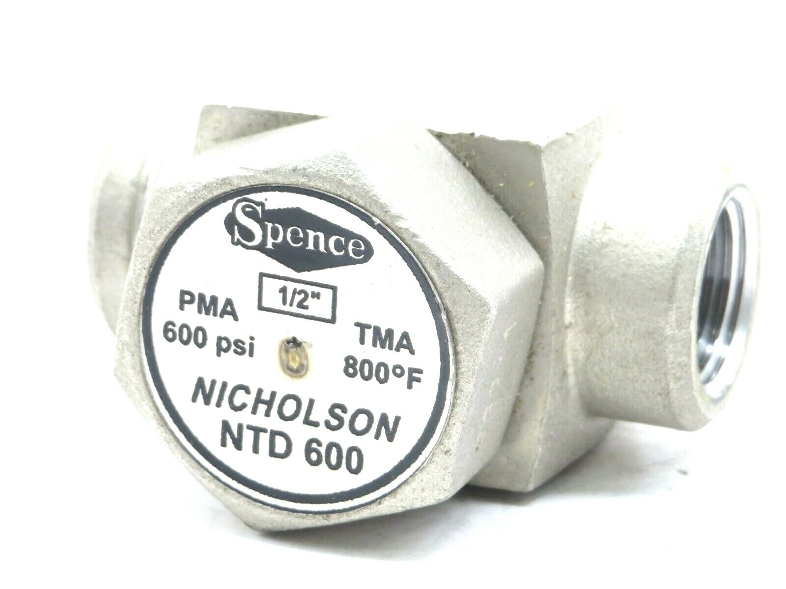 NEW SPENCE NTD-600 STEAM TRAP 1/2″ 600PSI 800F NTD600