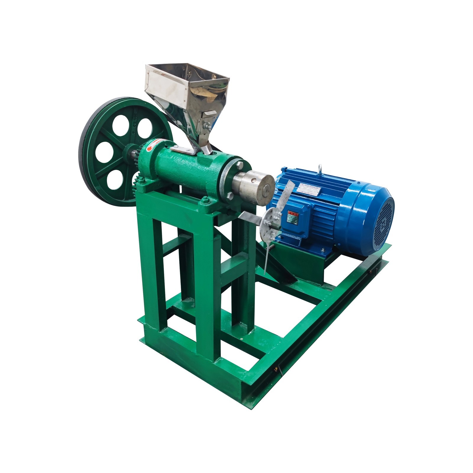 Puffed Food Extruder Corn Puffing Machine with Support Frame 3-phase 220V 11KW