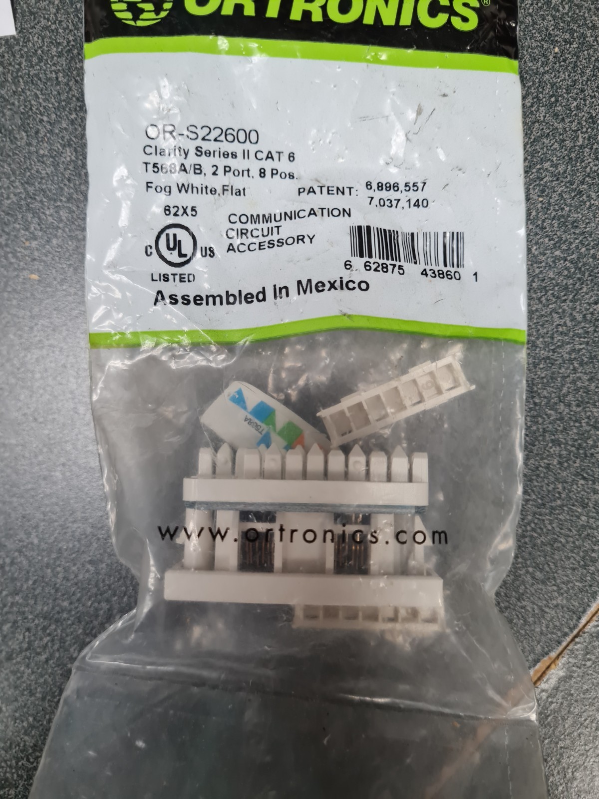 Ortronics OR-60900017, OR-5215E00, OR-60900020, OR-S22600 – Lot of 8