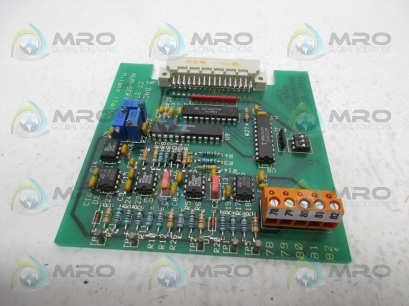 SERVOMAC 2UACDAC1374 MODULE INDICATOR CARD UNMP