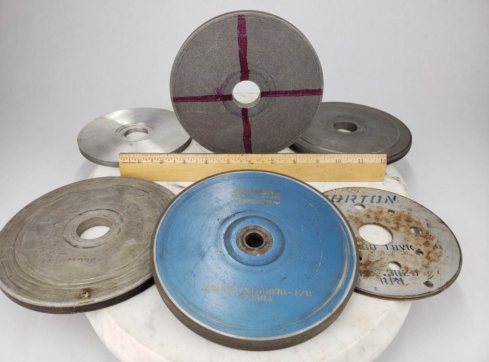 6x – Resinoid Diamond Grinding Wheels Bay State Norton 39660 18VK Armored