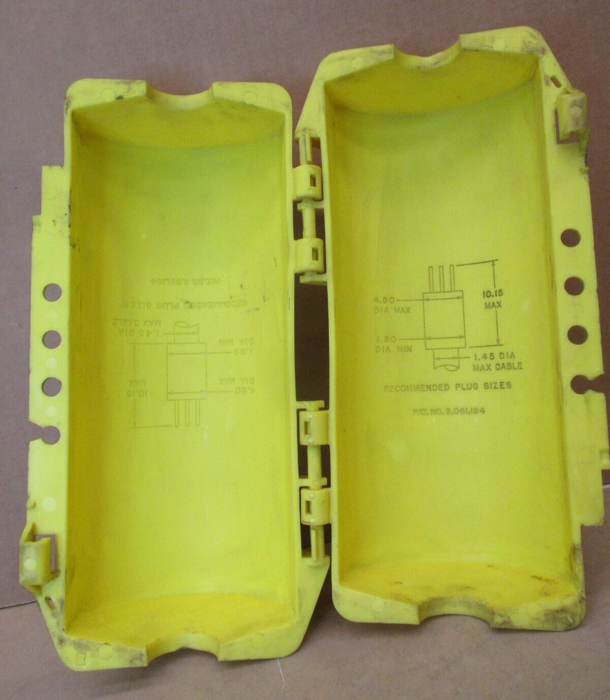 Hubbell HLD2 Plugout Lockout Device High Visibility Yellow 1388OMF