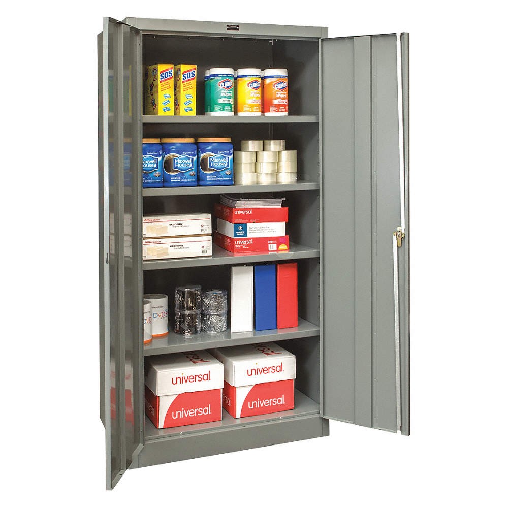 HALLOWELL 815S24A-HG Strg Cab,78″x36″x24″,DrkGry,4Shlv 411L96