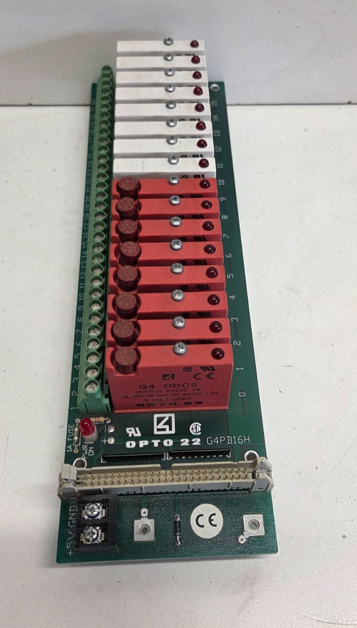 GUARANTEED! OPTO 22 MODULE RACK W/ MODULES G4PB16H