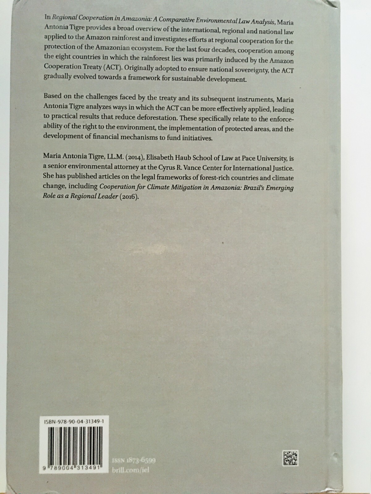 Regional Cooperation in Amazonia, A Comparative Environmental Law Analysis-TIGRE