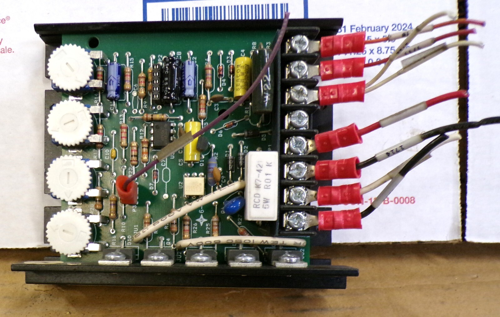 DART CONTROLS 125DV-C-W1838 PROCESS CONTROL MODULE 120/240VAC ROHS COMPLIANT