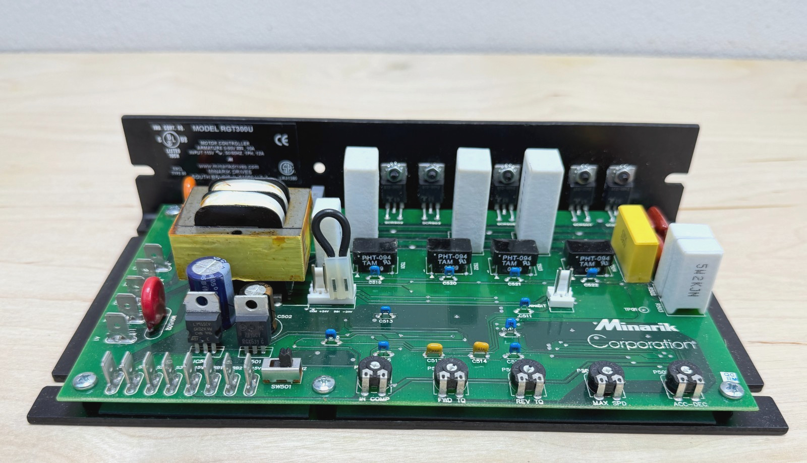 Minarik RGT300U Motor Controller, 0-90V, 10A