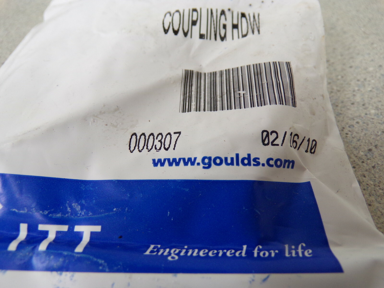 NEW Goulds Pump 000307 Coupling Hardware *FREE SHIPPING*