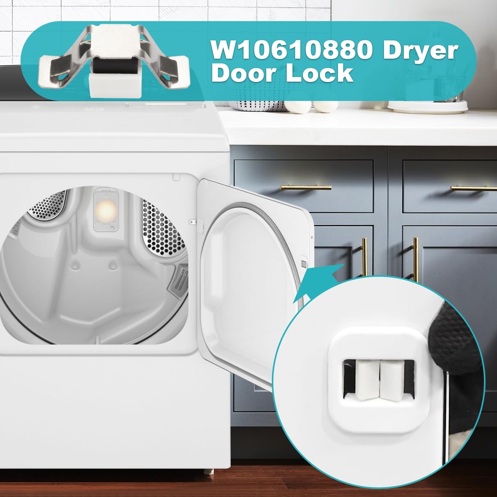 WPW10610880 W10610880 Dryer Door Lock Replacement for Whirlpool Maytag Dryer …