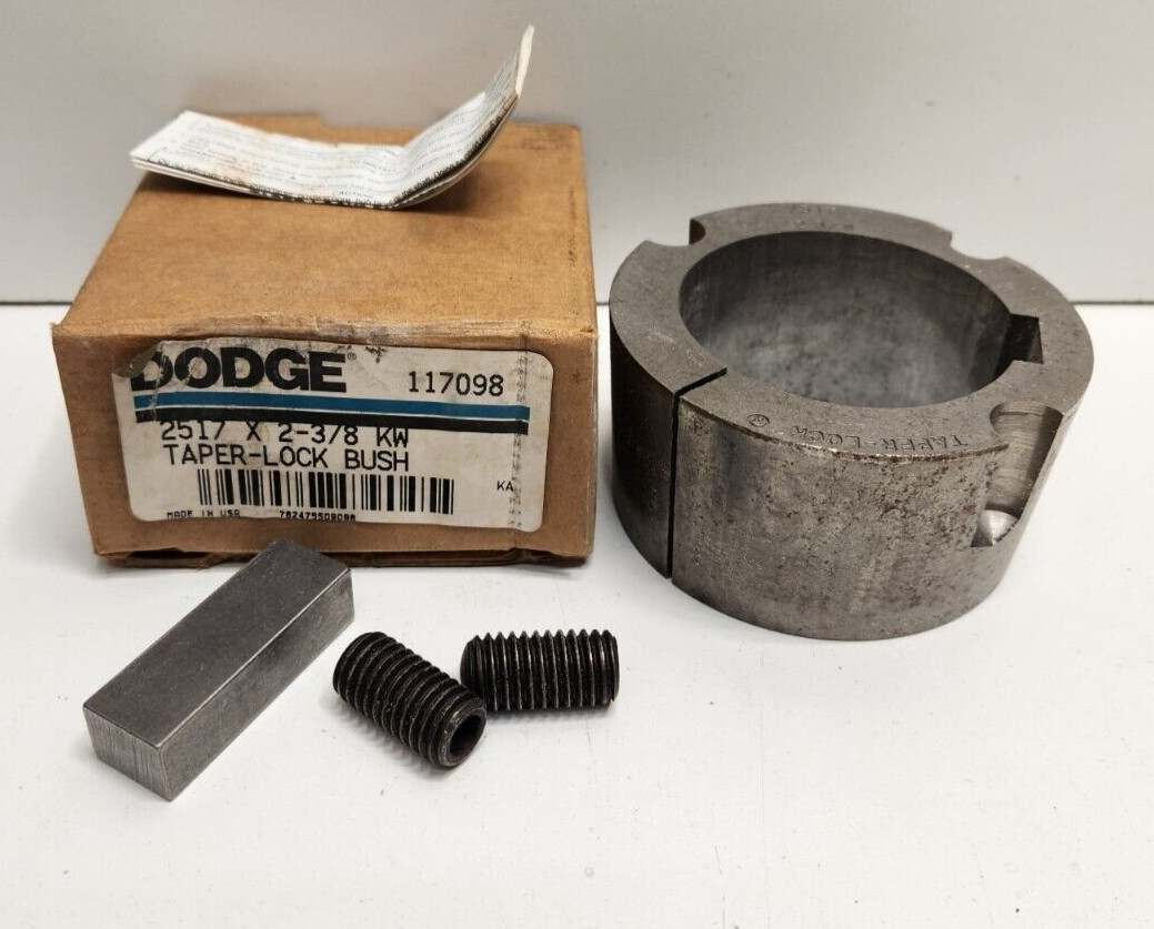NEW OLD STOCK! DODGE 2517 X 2-3/8 KW TAPER-LOCK BUSHING 117098