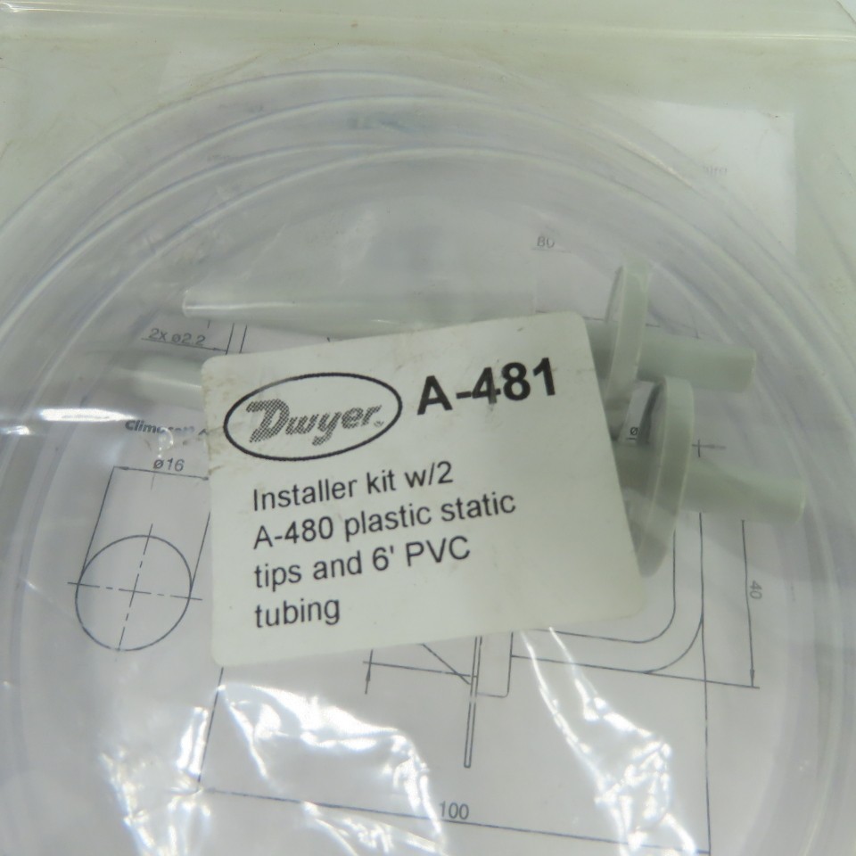 Dwyer A-481 Static Pressure Tip Installer Kit