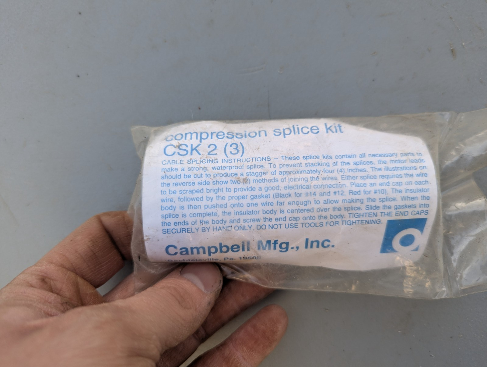 New Campbell MFG Compression Splice Kit CSK 2 (3)