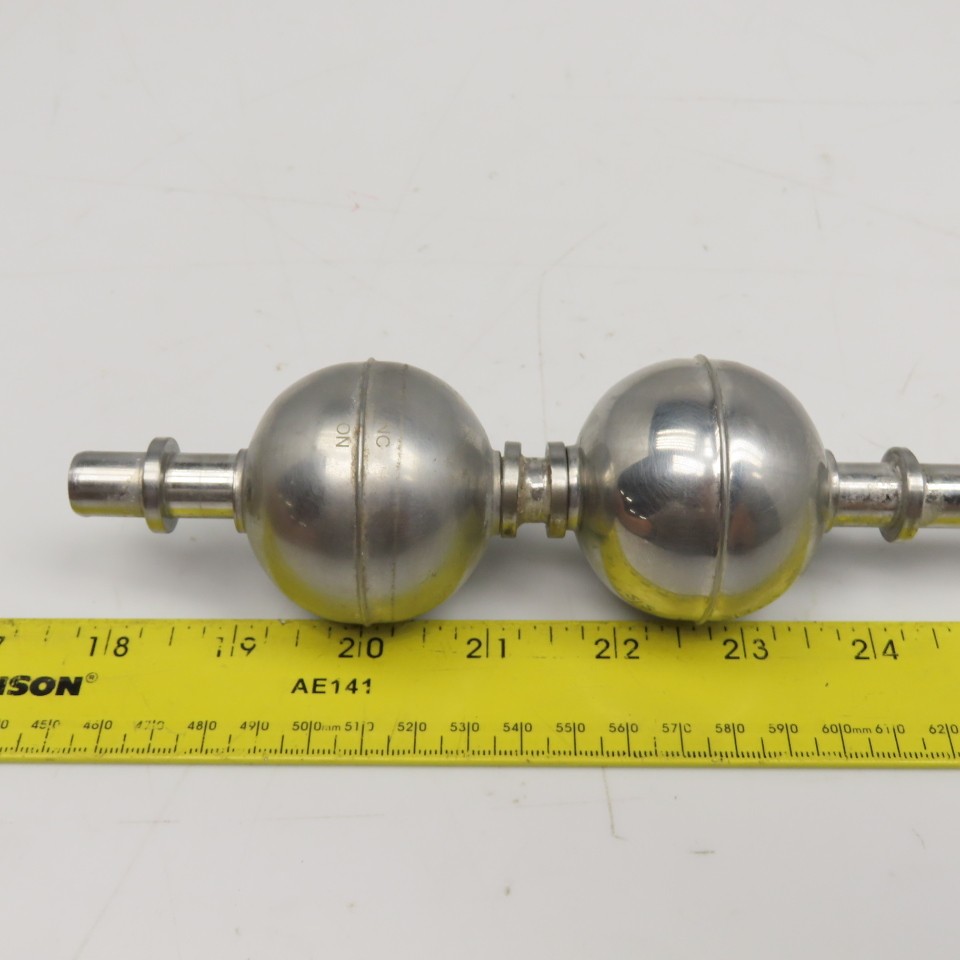 Dual Liquid Level Float Switch 11-1/2″ OAL Stainless Steel