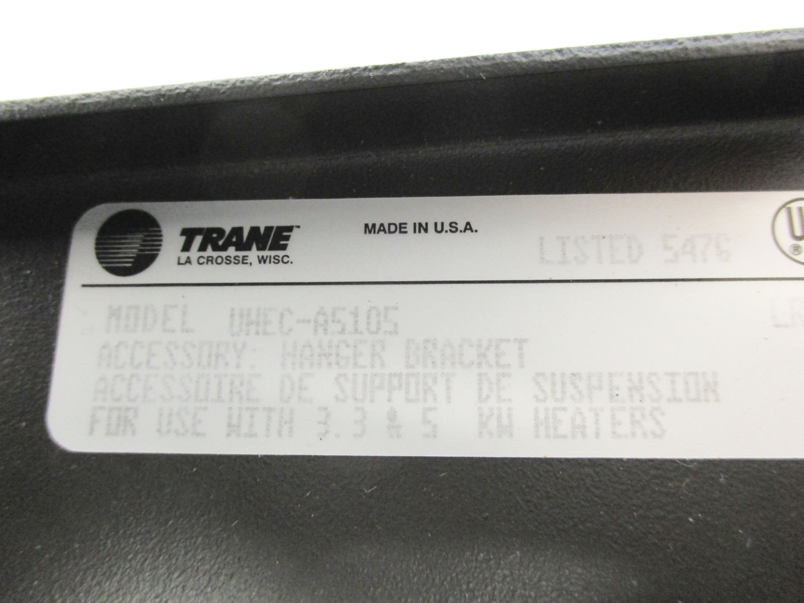 TRANE UHEC-A5105 NSNP