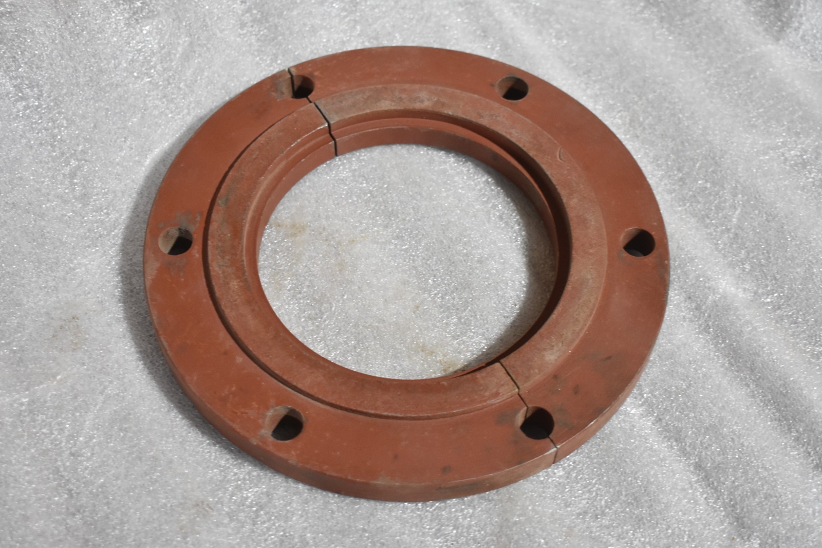 WWL BDW 609912, SPLIT SPACER, 8-3/16″ OD, 4-3/4″ ID, 3/4″ H, 6 HOLE, 1/2″ HOLES
