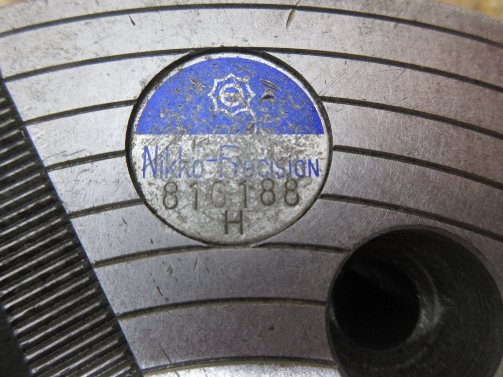 NIKKO PRECISION CNC LATHE CHUCK 816188 H 8.5″ 1.95″ 8″ INCH