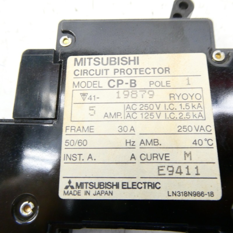 MITSUBISHI ELECTRIC CP-B-1P-5A 250VAC 5A NSMP