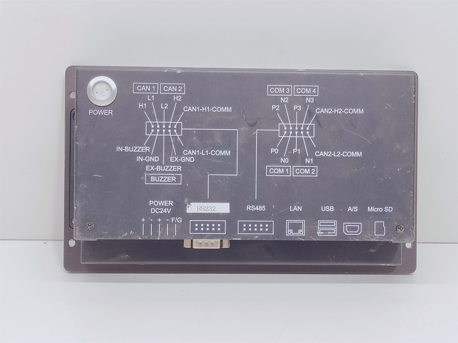 Industrial HMI Touch Panel Operator Interface Display RS232 RS485 USB ethernet